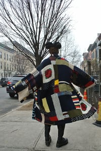 Image 5 of Upcycled Patchwork Kimono coat