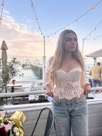 Image 3 of Milky Babe Corset Top