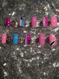 Image 3 of  Cutie on duty short gel press on nails