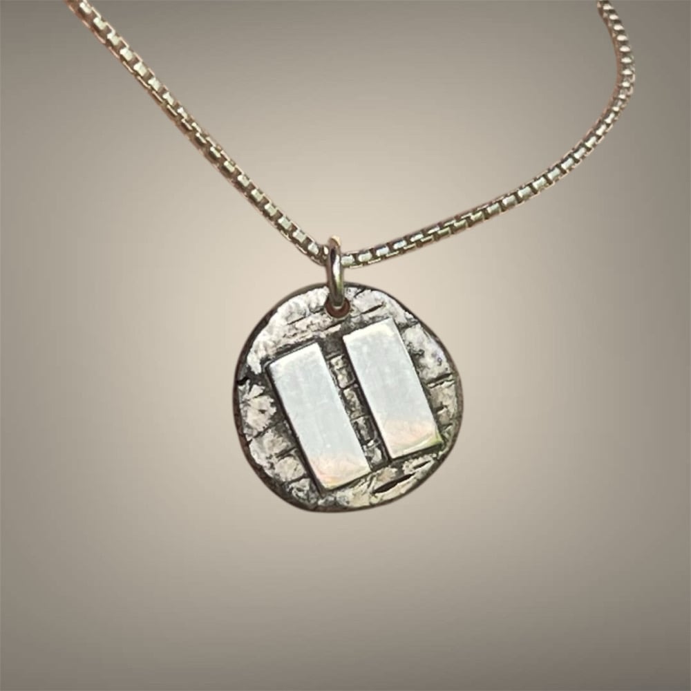 Image of Arepa con quesito necklace 