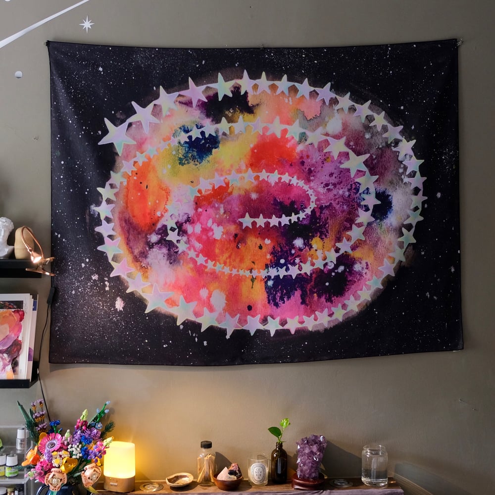 Image of SPIRAL STARS ✧ Tapestry 