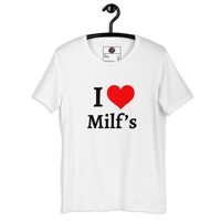 Image 1 of I love milfs unisex shirt