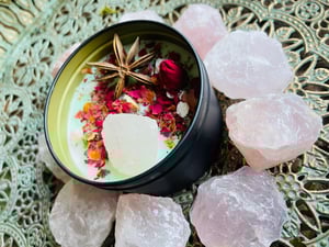 Image of Love - self love crystal candle