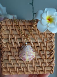 Image 1 of Classic Scallop Shell Necklace 