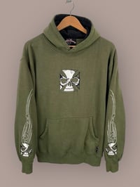 Image 1 of Sapphire Lounge Skull Hoodie (Medium)