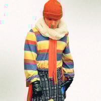 Image 1 of clown stripe sweater 