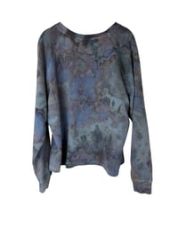 Image 6 of M 100% Cotton French Terry Sweatsuit Set in Dark Stormy Ice Dye
