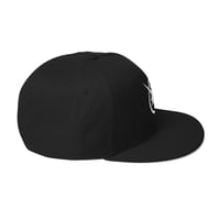 Image 2 of Snapback Hat - Black