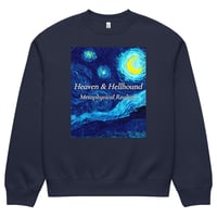 Image 4 of Dark Starry Night Oversized Heavyweight Sweatshirt