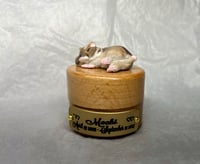 Image 13 of Custom Engraved Hamster Mini Urn Handpainted To Your Photos