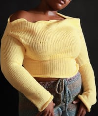 Image 4 of Made to Order - Knit Off The Shoulder Top