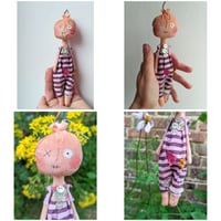 Image 3 of Pumpkin in dungarees 