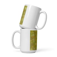 Image 4 of White glossy mug with Holiday Holly