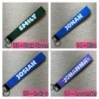 Image 6 of Custom Name Wristlet