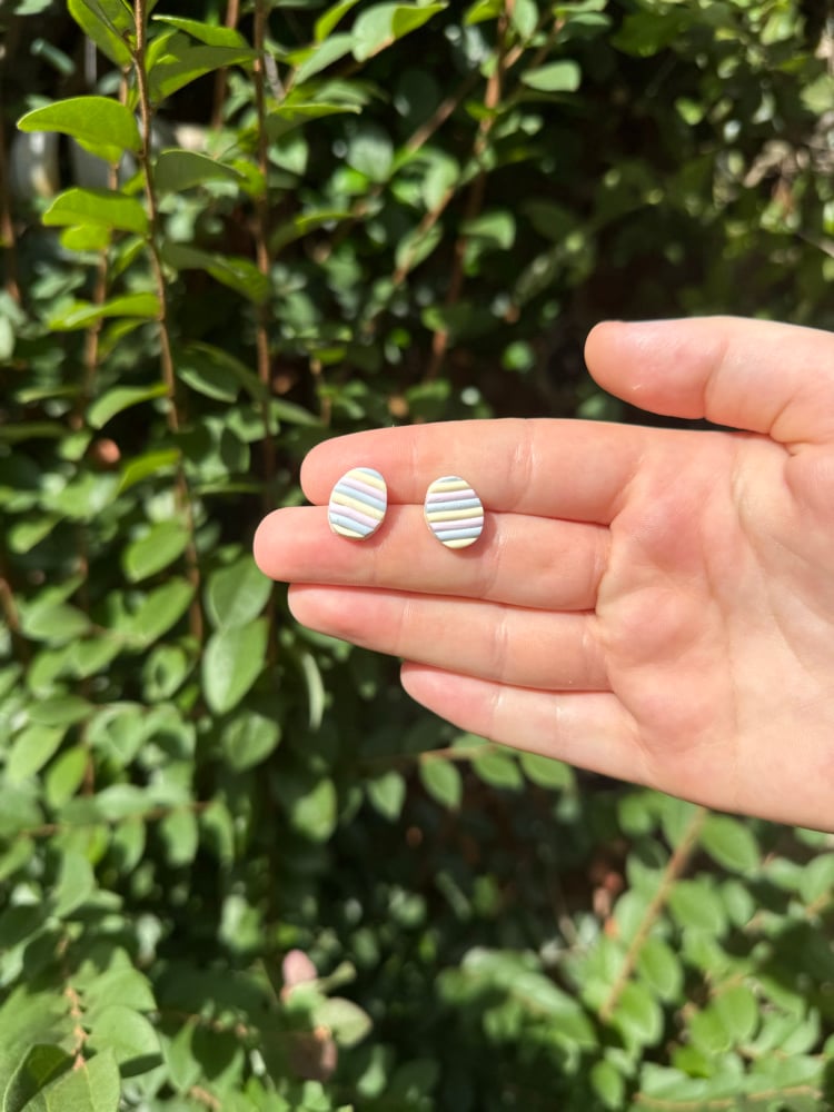 Image of Easter egg studs 