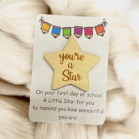Image 1 of First Day of School/Nursery Star Token