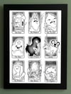 Adventure Time A4 Tarot Print 