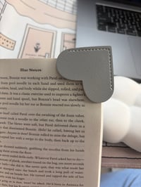 Image 4 of Leather Heart Corner Bookmark 