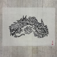 Image 1 of “The Apparition” block print