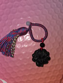 Image 2 of Nine-Tailed Fox Obsidian Keychain