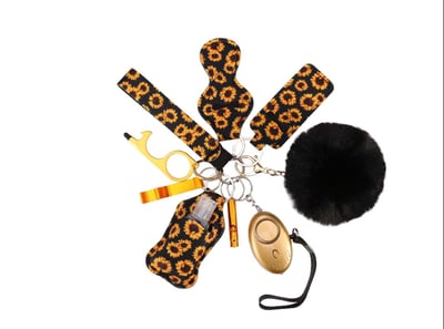 Image of Sunflower Keychain 