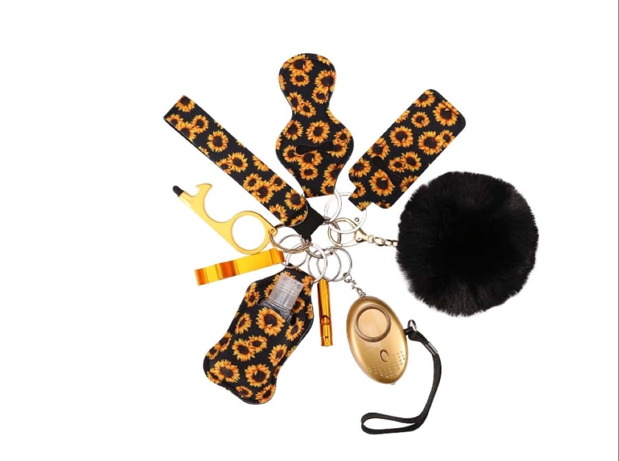 Image of Sunflower Keychain 