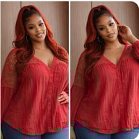 Image 1 of New  Sz 24 Lane Bryant top #803*