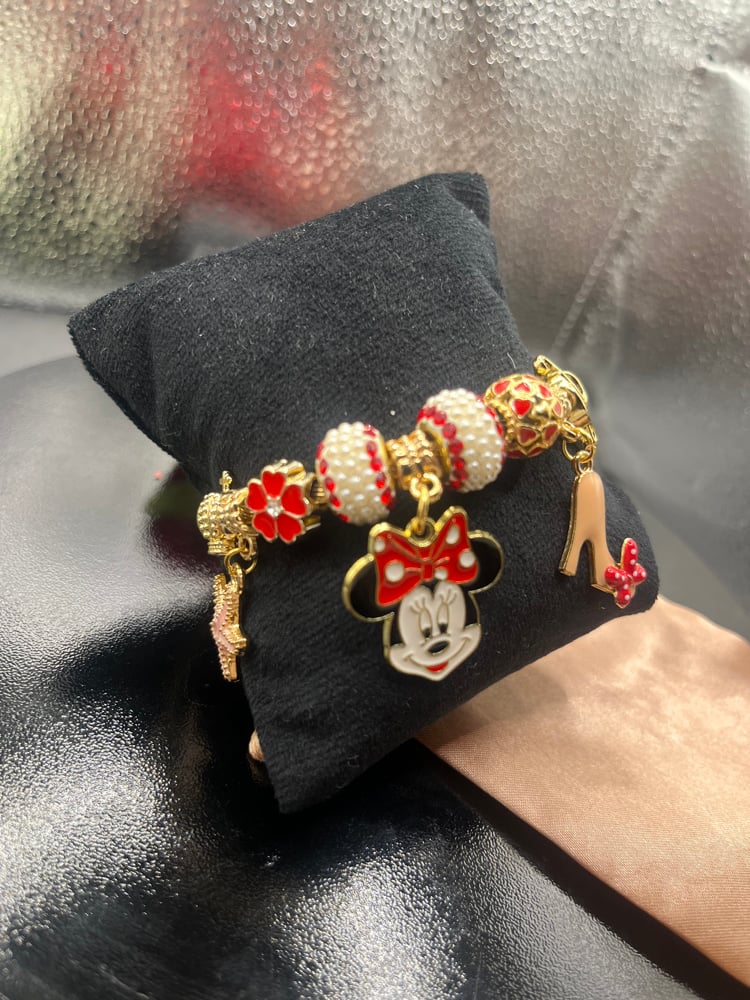 Image of Gold bracelet Minnie 