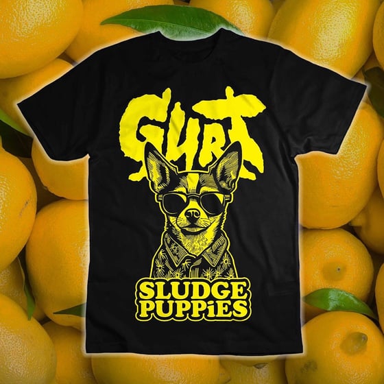 Image of Sludge Puppies - Sour Lemon flavour shirt