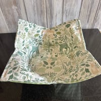 Image 2 of Quilted Soup Bowl Cozy in Green cotton copy