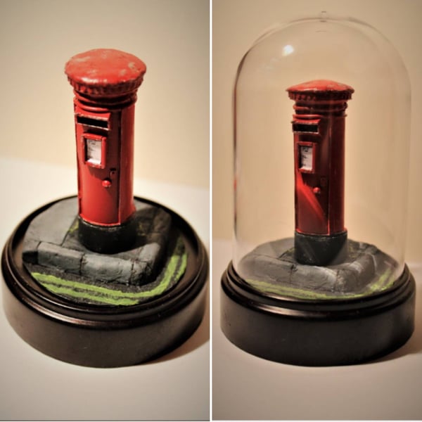 Image of Miniature post box dioramas