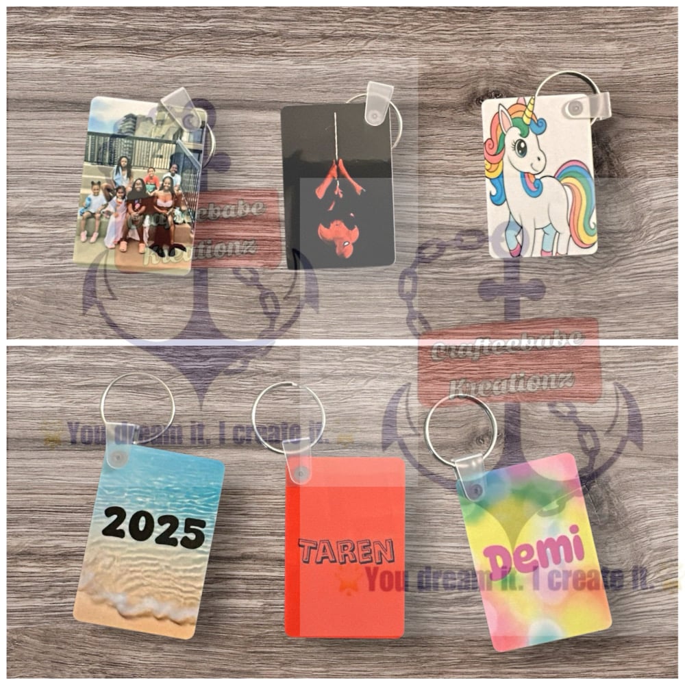 Custom Double Sided Keychain
