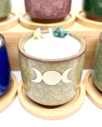 Image 8 of Mother Maiden Crone Round Pottery Candle