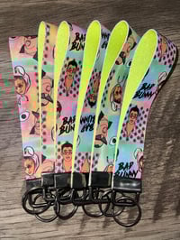 Image 1 of Bad bunny keychain/ lime green 