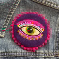 Image 1 of Pride Collection - Mystic Eye Brooch - Rainbow (4)