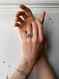 Image 2 of Citrin & Opal Ring 