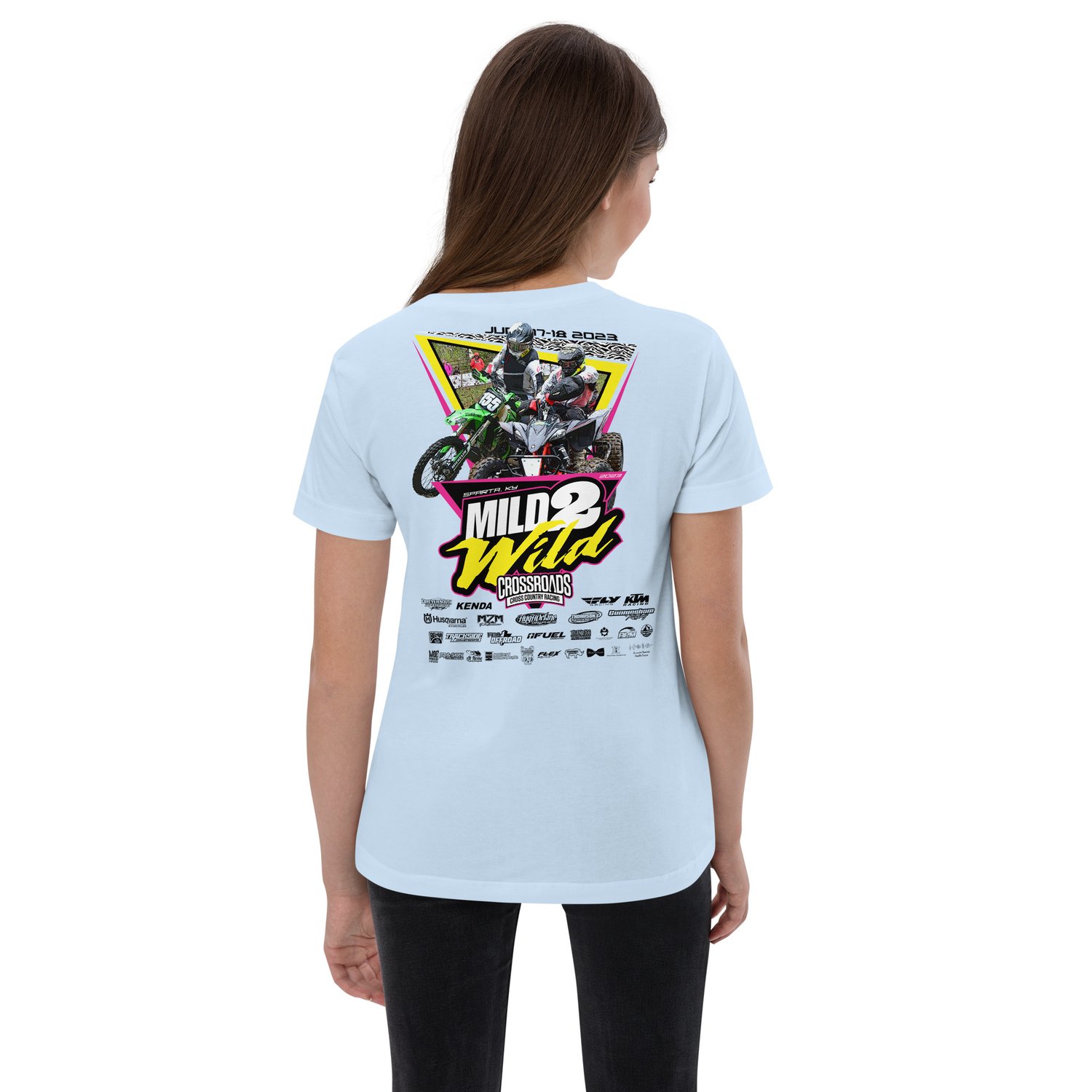 Image of 2023 CRXC MILD 2 WILD EVENT SHIRT (YOUTH)