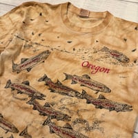 Image 2 of Vintage AOP Oregon Trout Tee - XL