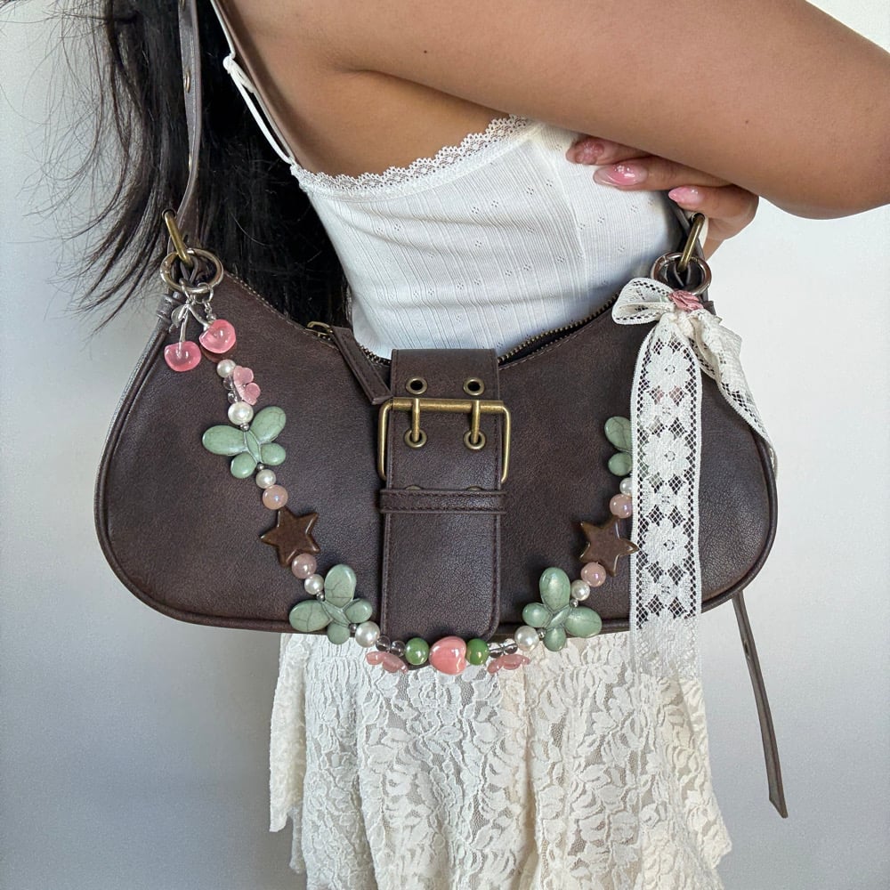 Image of Cherry Green Bag Chain