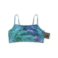 Image 1 of L/XL (40) Bralette in Mermaid Watercolor Ice Dye