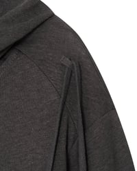 Image 3 of Hooded Fract Sleeve Grey