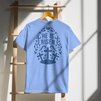 Image 7 of DryBlend® T-Shirt (Jesus) he has risen