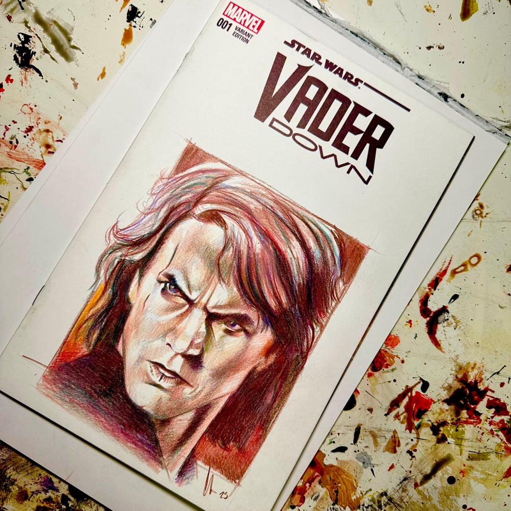 Star Wars: Vader Down #1 Blank Variant Sketch Cover 