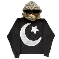 SAND CRESCENT TURBAN HOODIE 