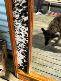 Image 5 of Full Length Rimu & Cowhide Mirror