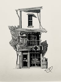 Image 2 of The Tokyo House. Original pen and ink drawing. 