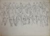 Charles Reynolds, Untitled 01, 60s pencil drawing on illustration board, 76,5 x 102 cm