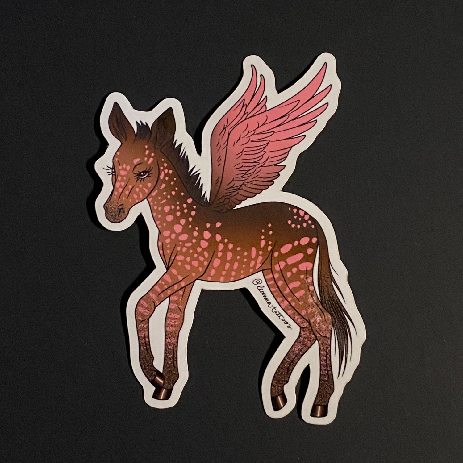 Image of Zebra Pegasus Sticker