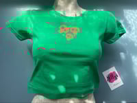 Image 6 of Taylor- fitted crop tee