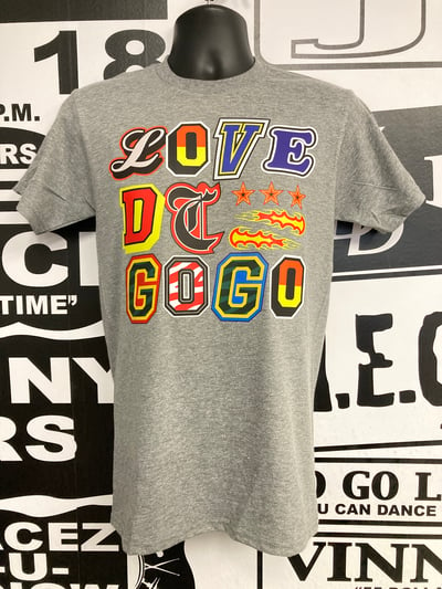 Image of LOVE DC GOGO MM "Collegiate" Grey Tshirt